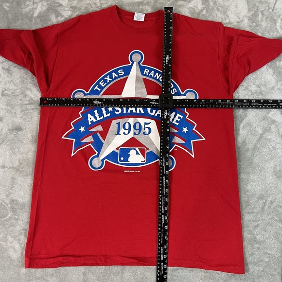 Vintage Texas Rangers Shirt Mens XL MLB Baseball 1995 All Star Game Starter 90s - Picture 8 of 10